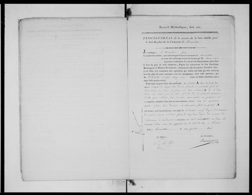 Procès-verbal de délimitation du territoire