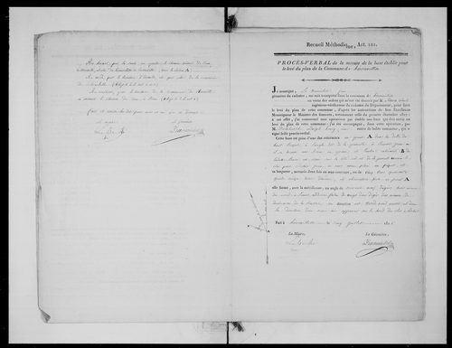 Procès-verbal de délimitation du territoire