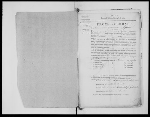 Procès-verbal de délimitation du territoire