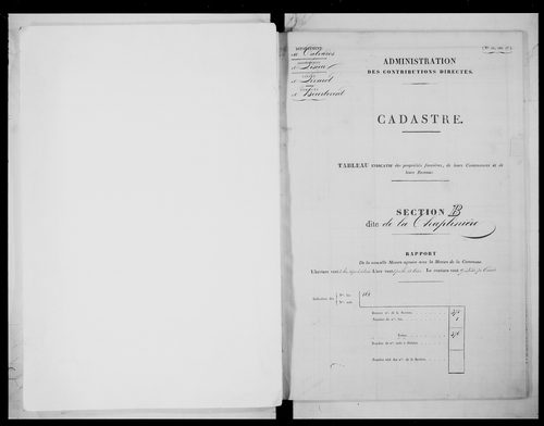 état de section