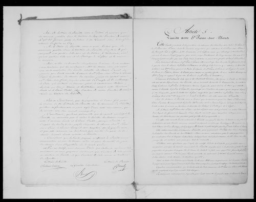 Procès-verbal de délimitation du territoire
