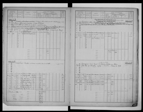 matrice cadastrale des propriétés bâties, 1911-1970, 2e vol. (cases 1001-2000)