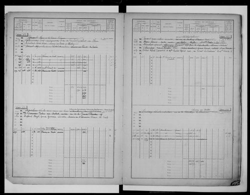 matrice cadastrale des propriétés bâties, 1911-1970, 2e vol. (cases 1001-2000)