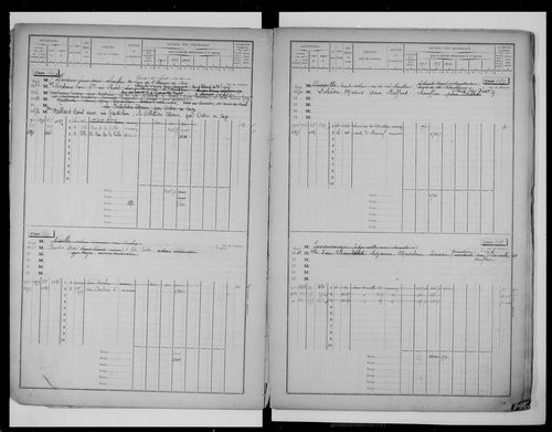 matrice cadastrale des propriétés bâties, 1911-1970, 2e vol. (cases 1001-2000)