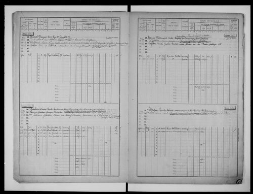 matrice cadastrale des propriétés bâties, 1911-1970, 2e vol. (cases 1001-2000)