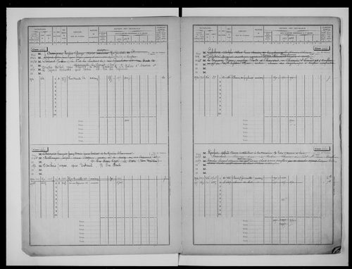matrice cadastrale des propriétés bâties, 1911-1970, 2e vol. (cases 1001-2000)