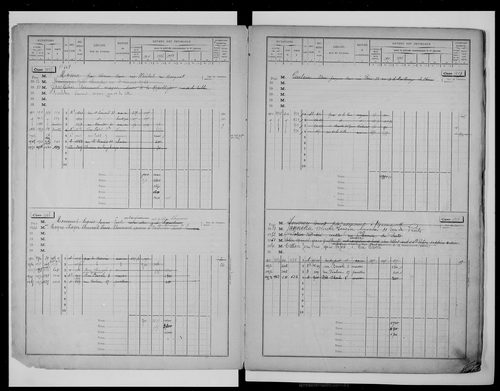 matrice cadastrale des propriétés bâties, 1911-1970, 2e vol. (cases 1001-2000)