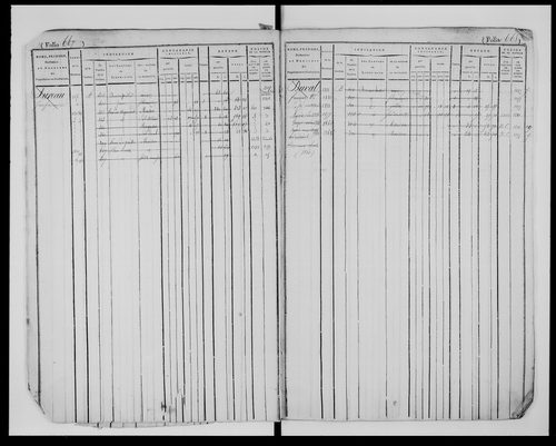 matrice cadastrale des propriétés foncières (bâties et non bâties), 1824-1913, 2e vol. (folios 648-1295)