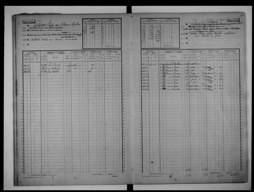 matrice cadastrale des propriétés non bâties, 1913-1970, 3e vol. (folios 997-1494)
