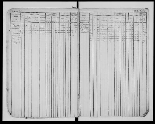 matrice cadastrale des propriétés foncières (bâties et non bâties), 1824-1913, 2e vol. (folios 648-1295)