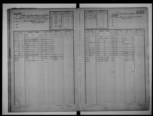 matrice cadastrale des propriétés non bâties, 1913-1970, 3e vol. (folios 997-1494)