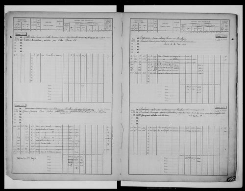 matrice cadastrale des propriétés bâties, 1911-1970, 2e vol. (cases 1001-2000)