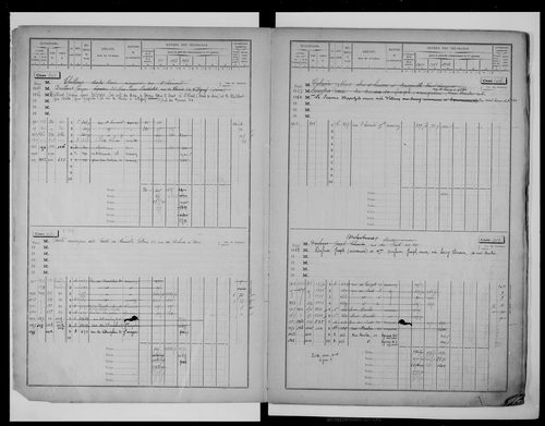 matrice cadastrale des propriétés bâties, 1911-1970, 2e vol. (cases 1001-2000)