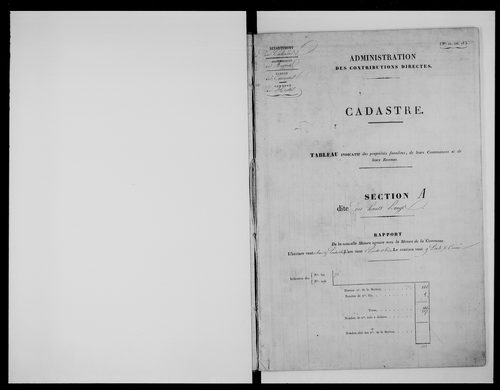 état de section