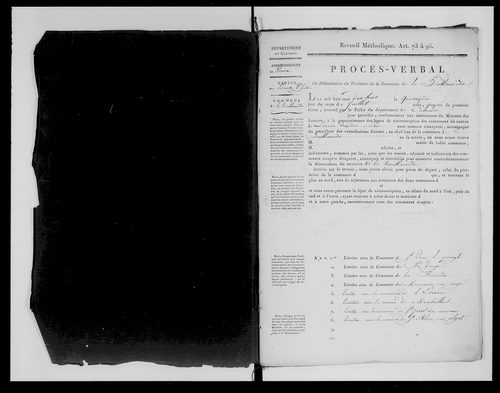 Procès-verbal de délimitation du territoire