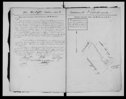 Procès-verbal de délimitation du territoire