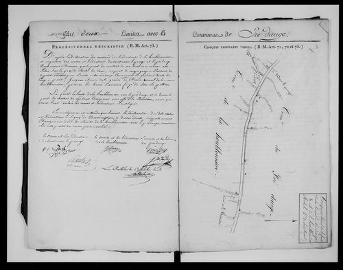 Procès-verbal de délimitation du territoire