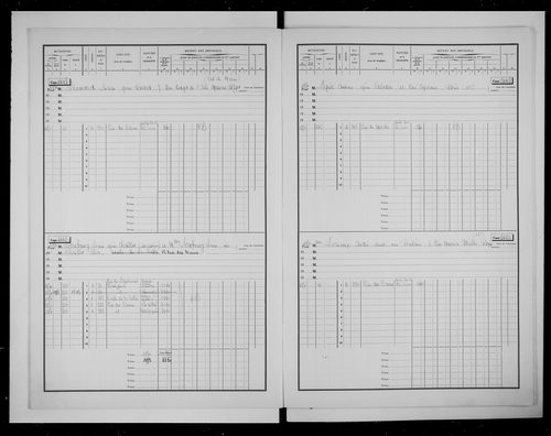 matrice cadastrale des propriétés bâties, 1911-1970, 3e vol. (cases 1421-1701)