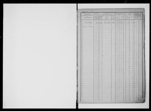 matrice cadastrale des propriétés foncières (bâties et non bâties), 1823-1913, 3e vol. (folios 781-995)
