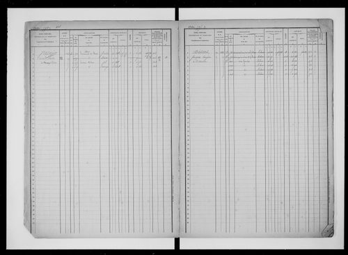 matrice cadastrale des propriétés foncières (bâties et non bâties), 1823-1913, 3e vol. (folios 781-995)
