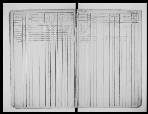 matrice cadastrale des propriétés foncières (bâties et non bâties), 1823-1913, 2e vol. (folios 429-780)