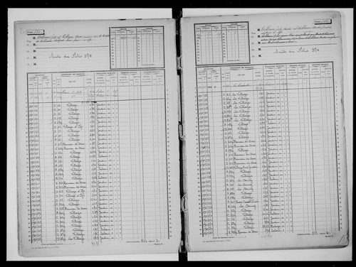 matrice cadastrale des propriétés non bâties, 1913-1962, 2e vol. (folios 497-998)