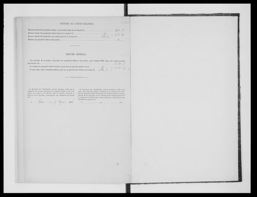matrice cadastrale des propriétés bâties