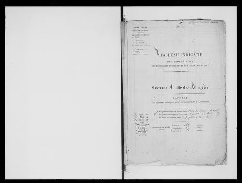 état de section