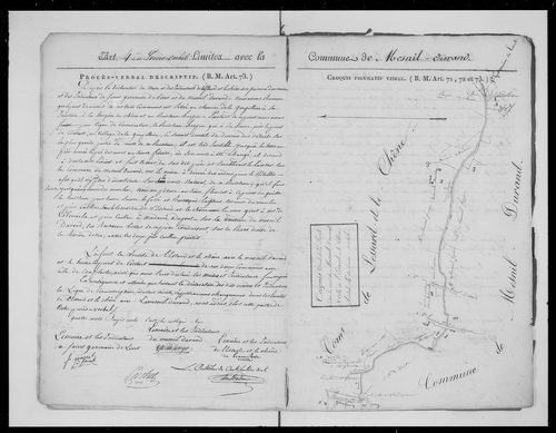 Procès-verbal de délimitation du territoire