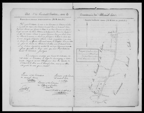 Procès-verbal de délimitation du territoire