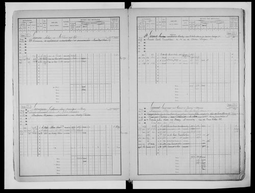 matrice cadastrale des propriétés bâties, 1911-1971 (cases 843-1834)