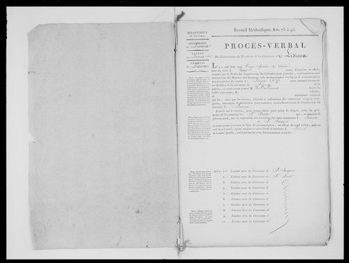 Procès-verbal de délimitation du territoire