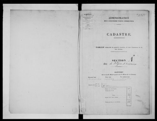 état de section (1832)