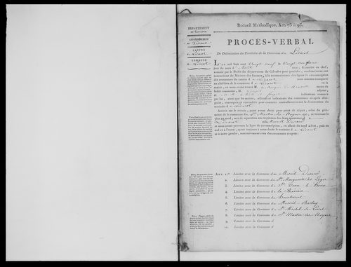 Procès-verbal de délimitation du territoire