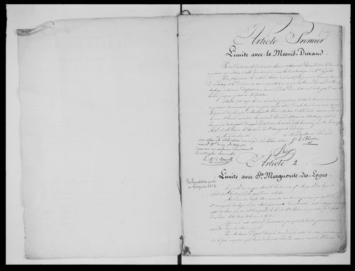 Procès-verbal de délimitation du territoire