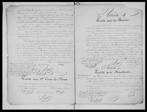 Procès-verbal de délimitation du territoire