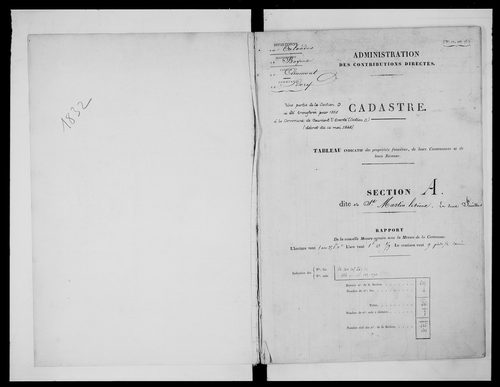 état de section