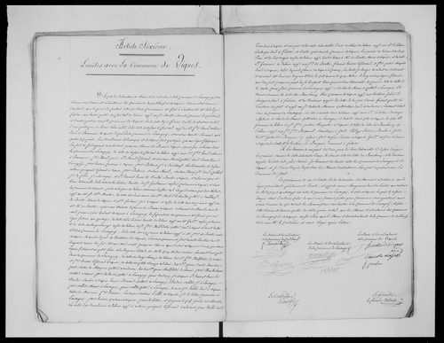 Procès-verbal de délimitation du territoire