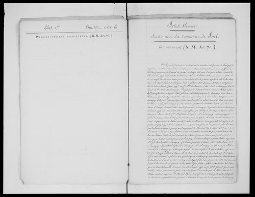 Procès-verbal de délimitation du territoire