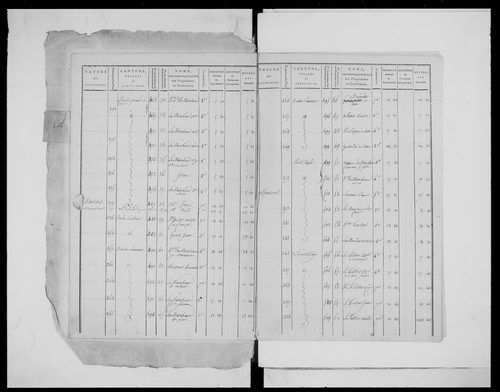 état de section (1808)