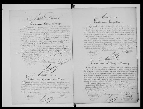 Procès-verbal de délimitation du territoire