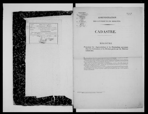 matrice cadastrale des propriétés foncières (bâties et non bâties)