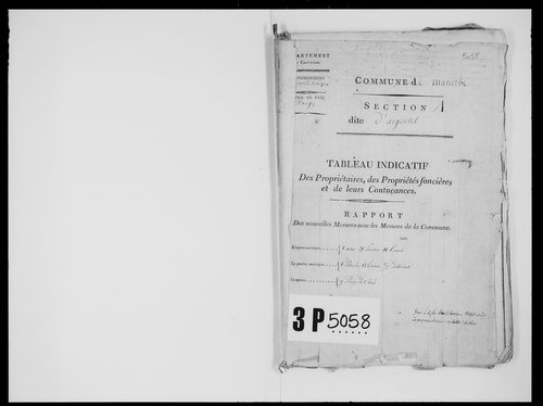 état de section (s.d.)