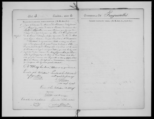 Procès-verbal de délimitation du territoire