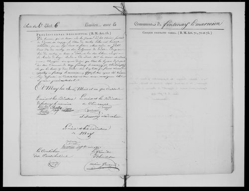 Procès-verbal de délimitation du territoire