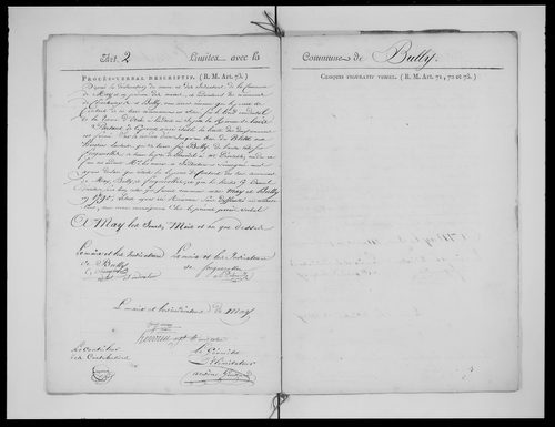 Procès-verbal de délimitation du territoire