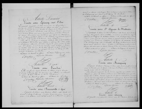 Procès-verbal de délimitation du territoire