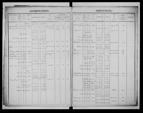 matrice cadastrale des propriétés foncières (bâties et non bâties)