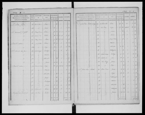 état de section