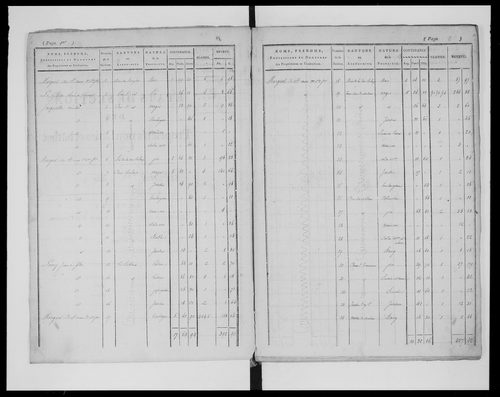 état de section